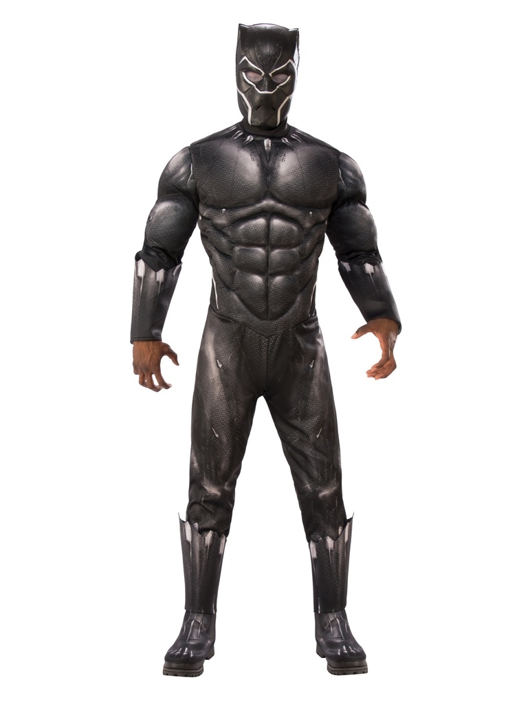 Deluxe Black Panther Costume-Adult-STD