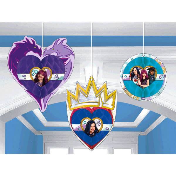 Descendants 2-Honeycomb Decorations