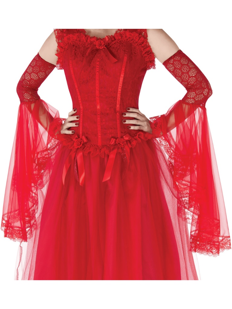 Devilish Adult Red Gauntlets