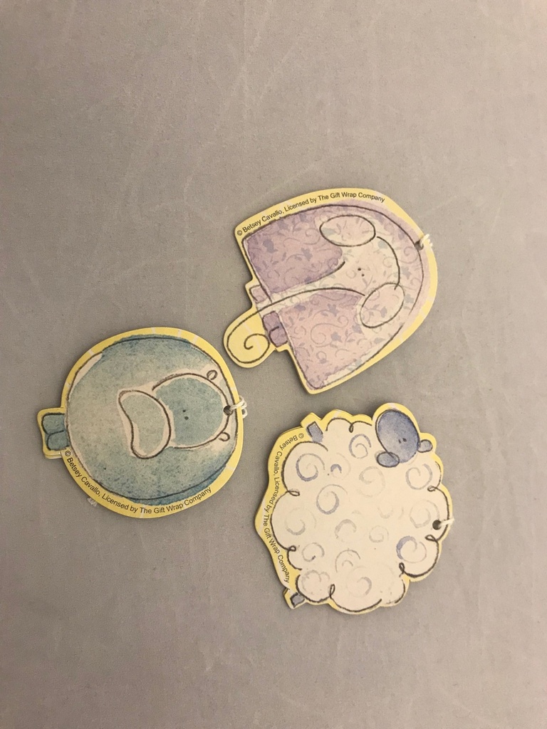 Die Cut Baby Gift Tags 6/pk