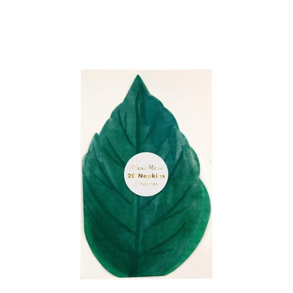 Die Cut Napkins (4.5x7) Inches 20/pk-Rose Garden Leaf