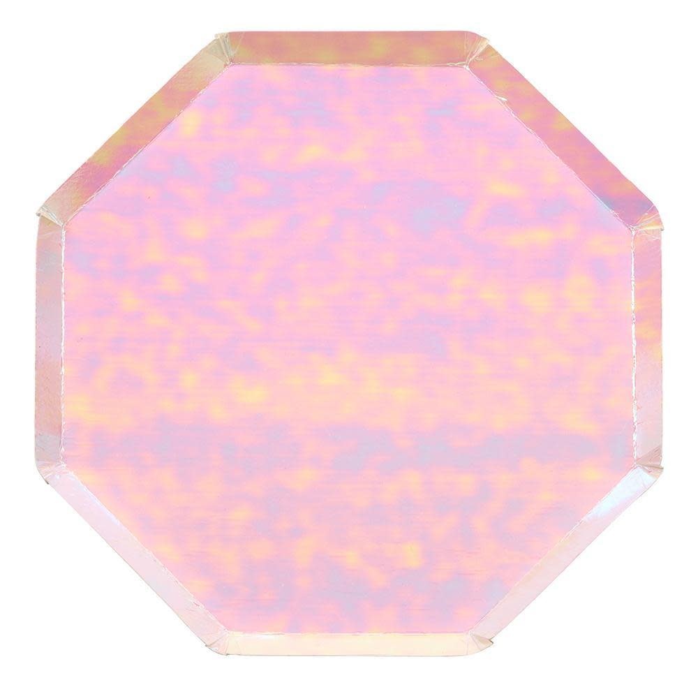 Dinner Plates (10.25x10.25) Inches 8/pk-Iridescent