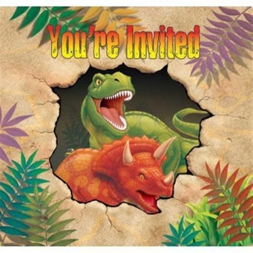 Dino Blast - Invitation Dinosaurs & Dragons