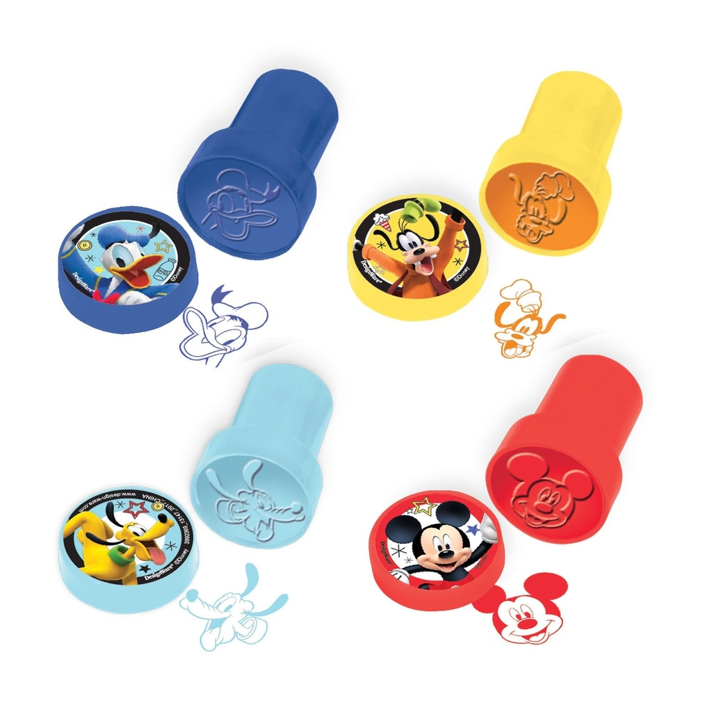 Disney Mickey on the Go Stamper Set (1X1 1/2) Inch 6/pk