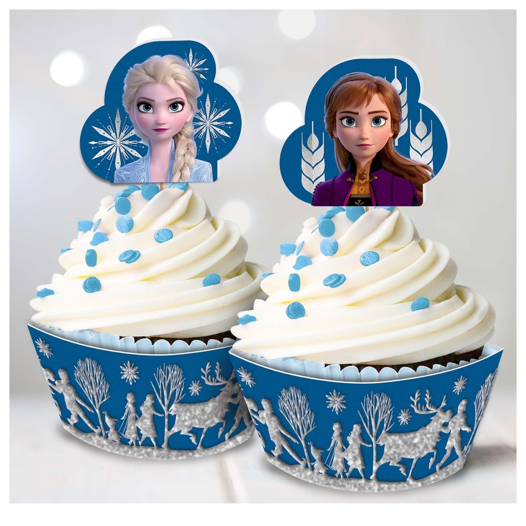 Disney Frozen 2 Glitter Cupcake Kit