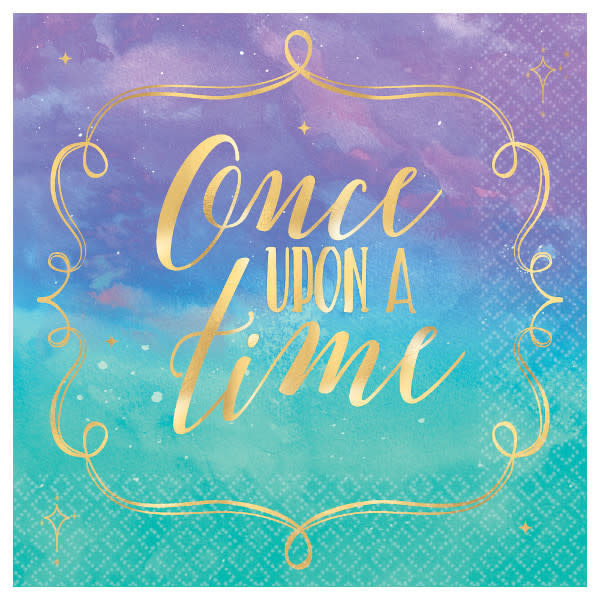 Disney Princess Beverage Napkins - Hot Stamped