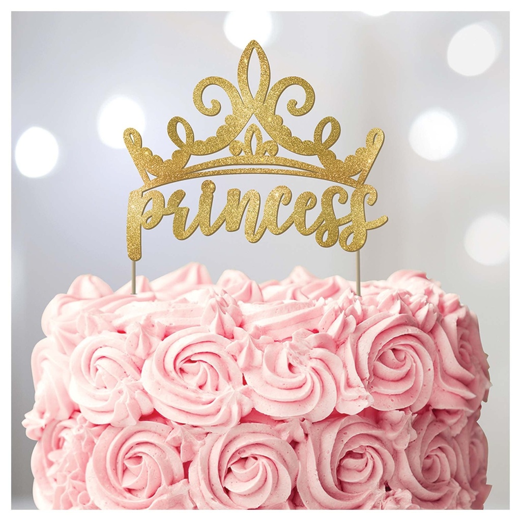 Disney Princess Glitter Cake Pick