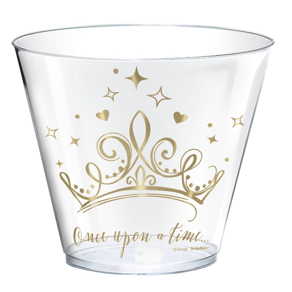 Disney Princess Hot-Stamped Plastic Tumblers, 9 oz.
