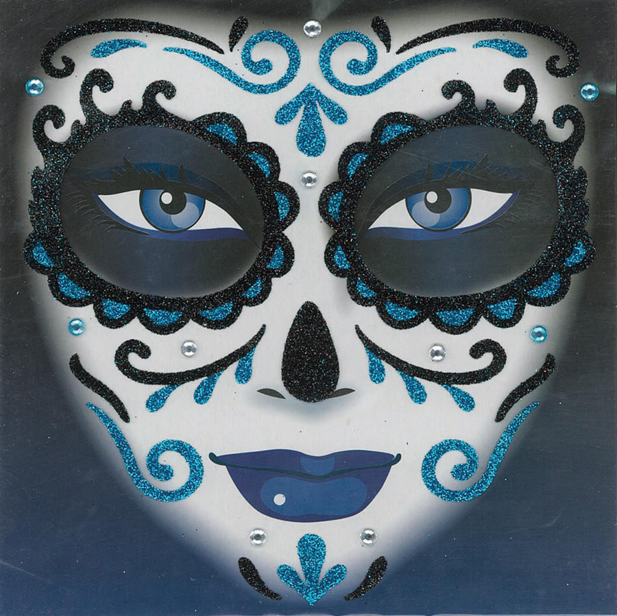 Dod-Glitter Tattoos-Blue