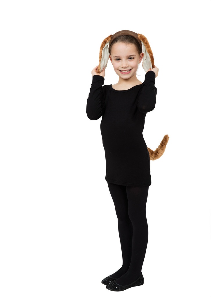 Dog Set (Ears & Tail) (Dark Brown)