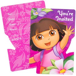 Dora The Explorer - Invitations