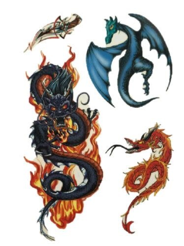 Dragon Tattoo'S Assorted