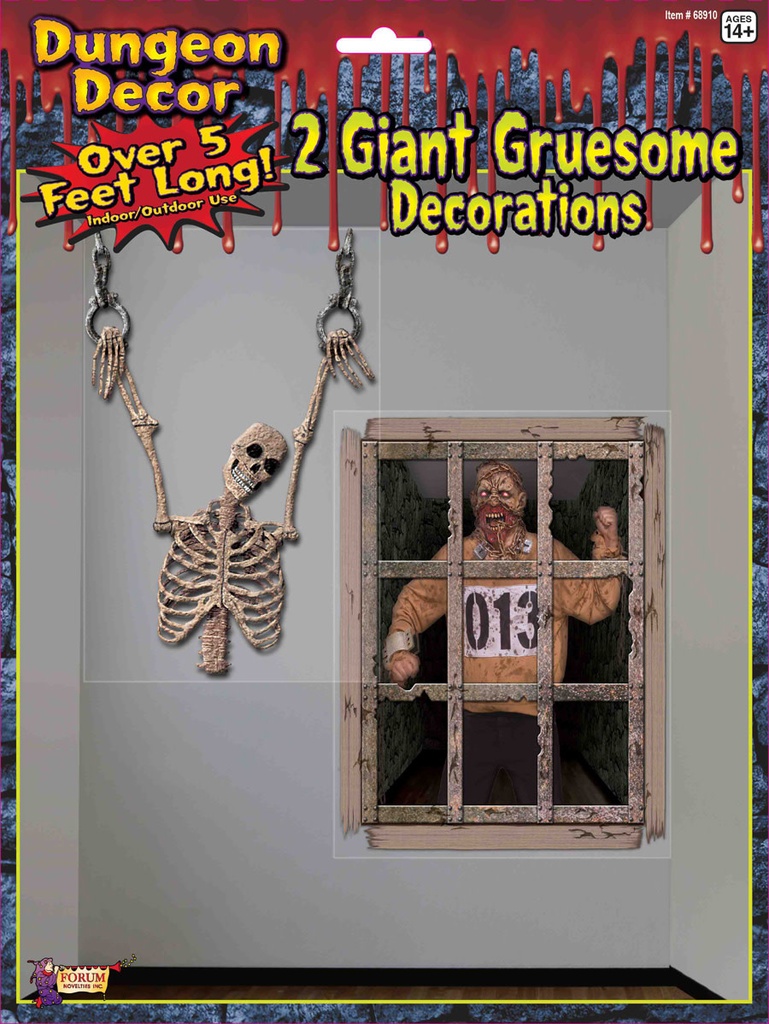 Dung.Gruesome Giant Wall Decor Halloween
