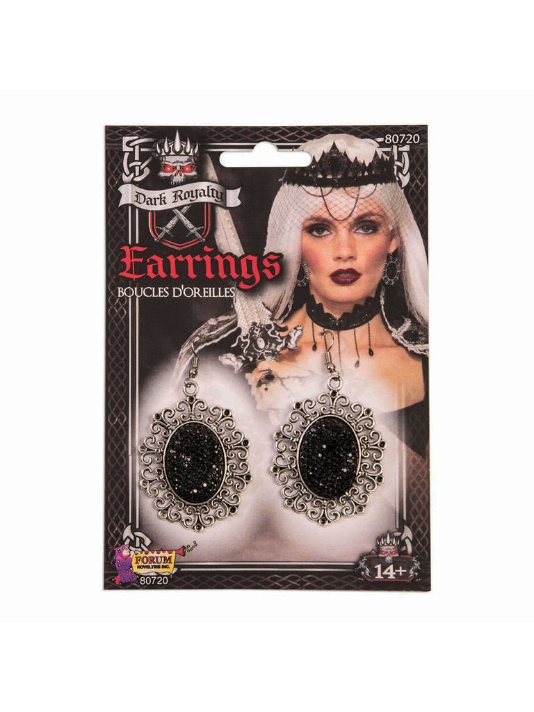 Earrings Dark Royalty