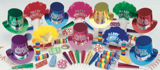 Elite Happy New Year Party Kit for 50 New Year