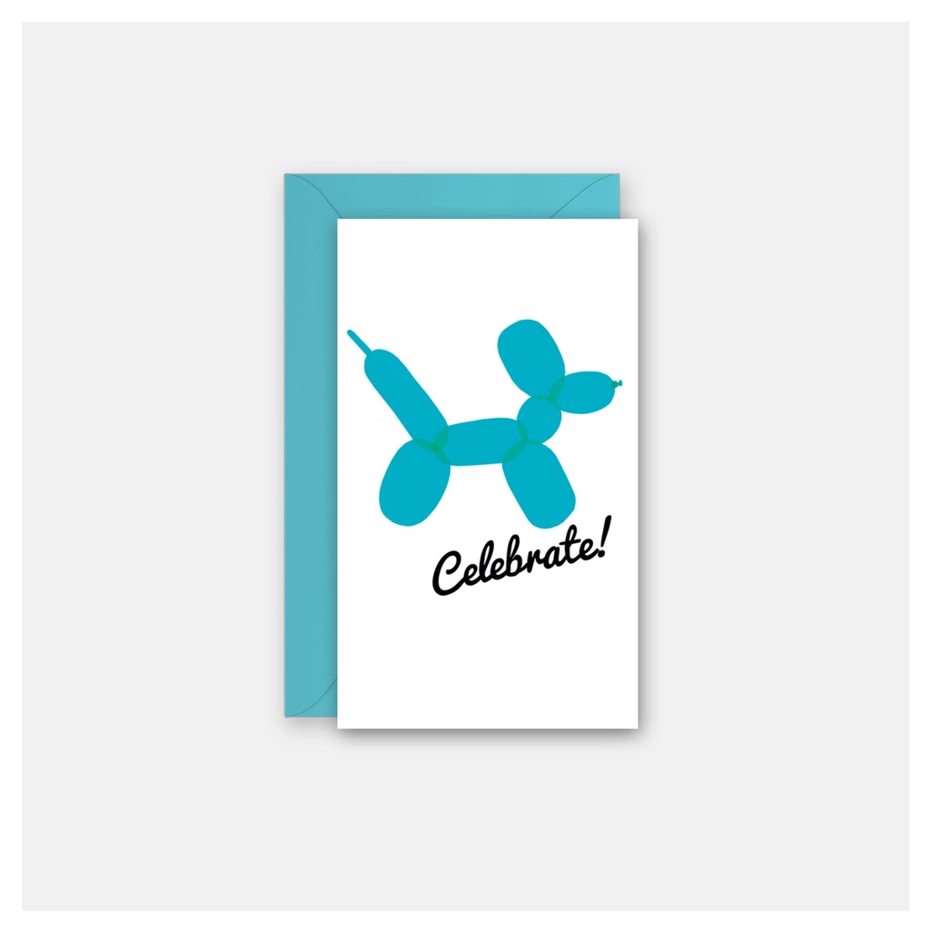 Enclosure Card - Balloon Dog