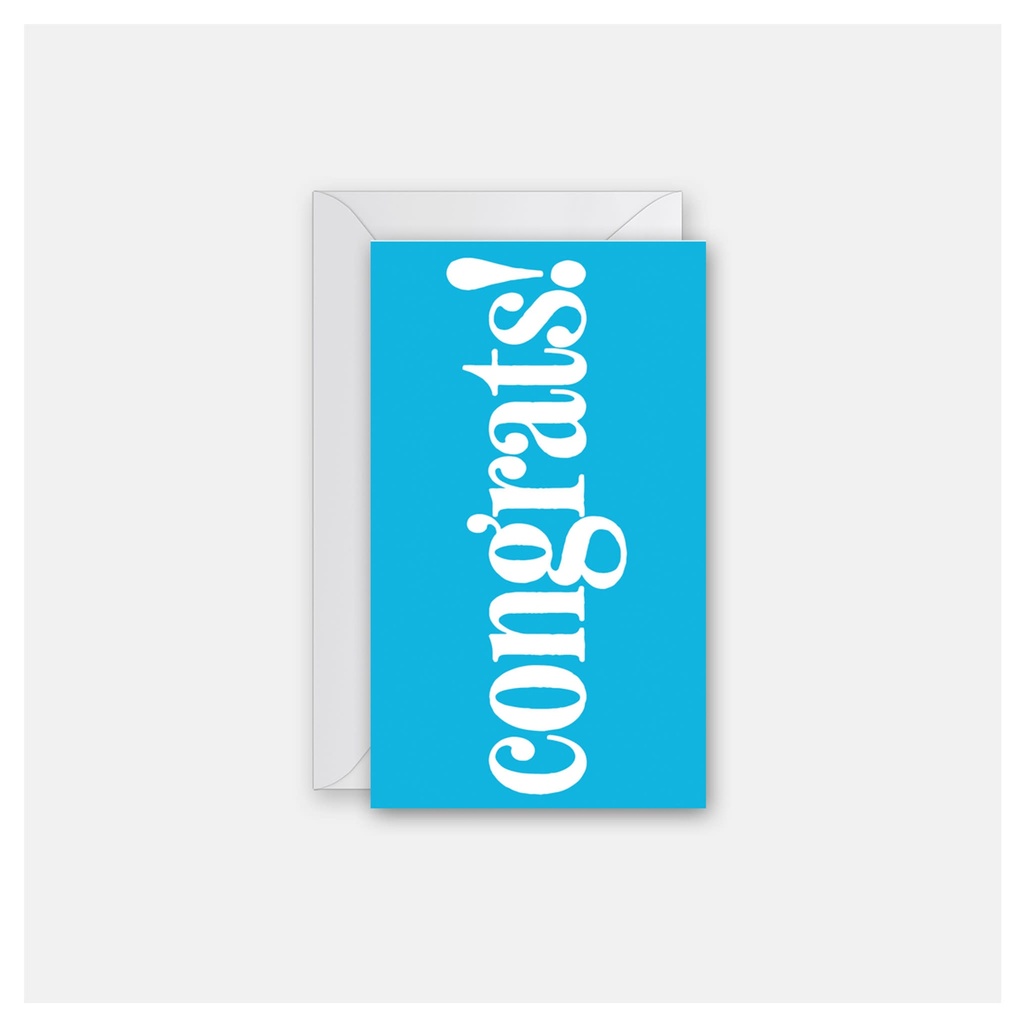 Enclosure Card - Congrats Serif