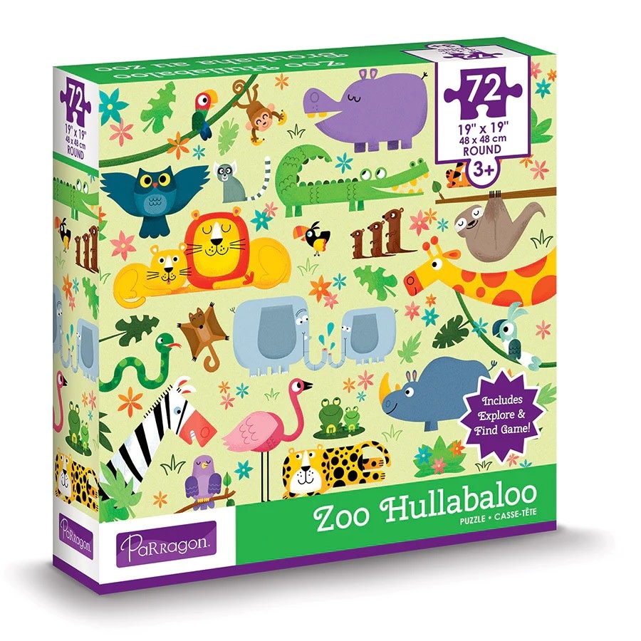 Explore & Find Zoo Hullabaloo Games & Puzzles