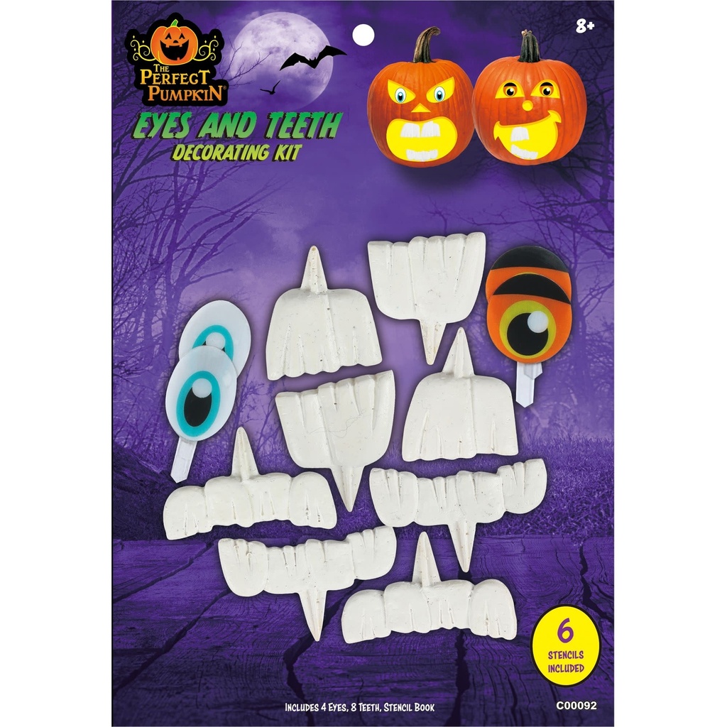 Eyes And Teeth Decoration Kit Halloween
