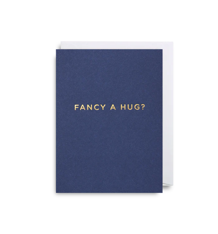Greeting Card (90 X 120)mm - Fancy A Hug?