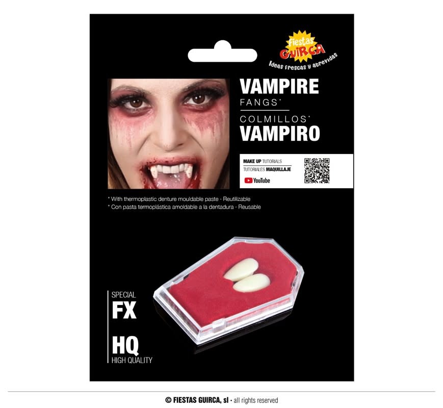 Fangs With Thermoplastic Paste