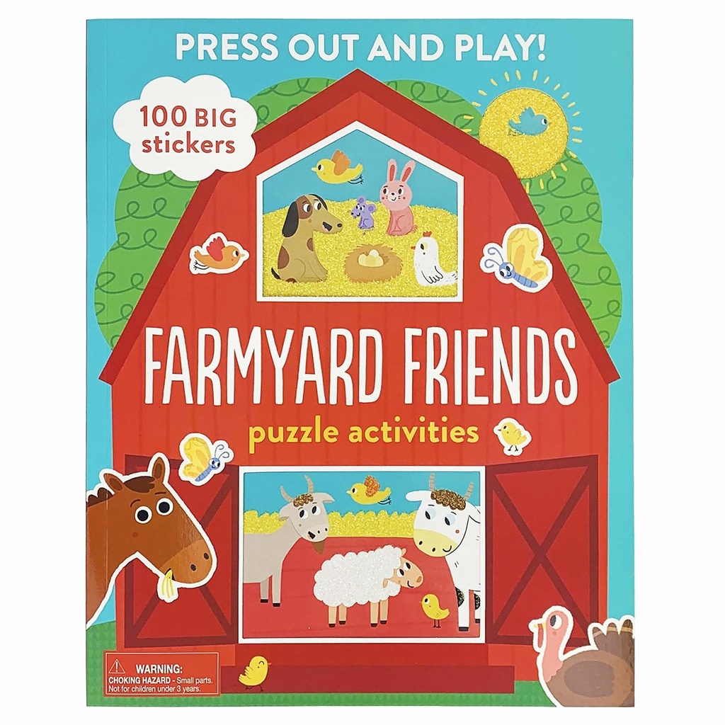 Farmyard Friends - Puzzle Activities Barn & Western
