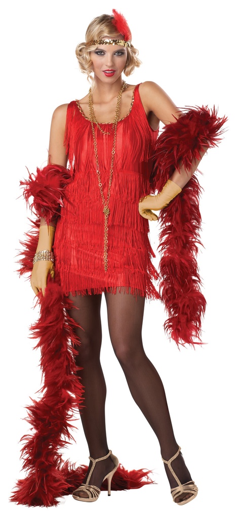 Fashion Flapper Red Decades & Sexy