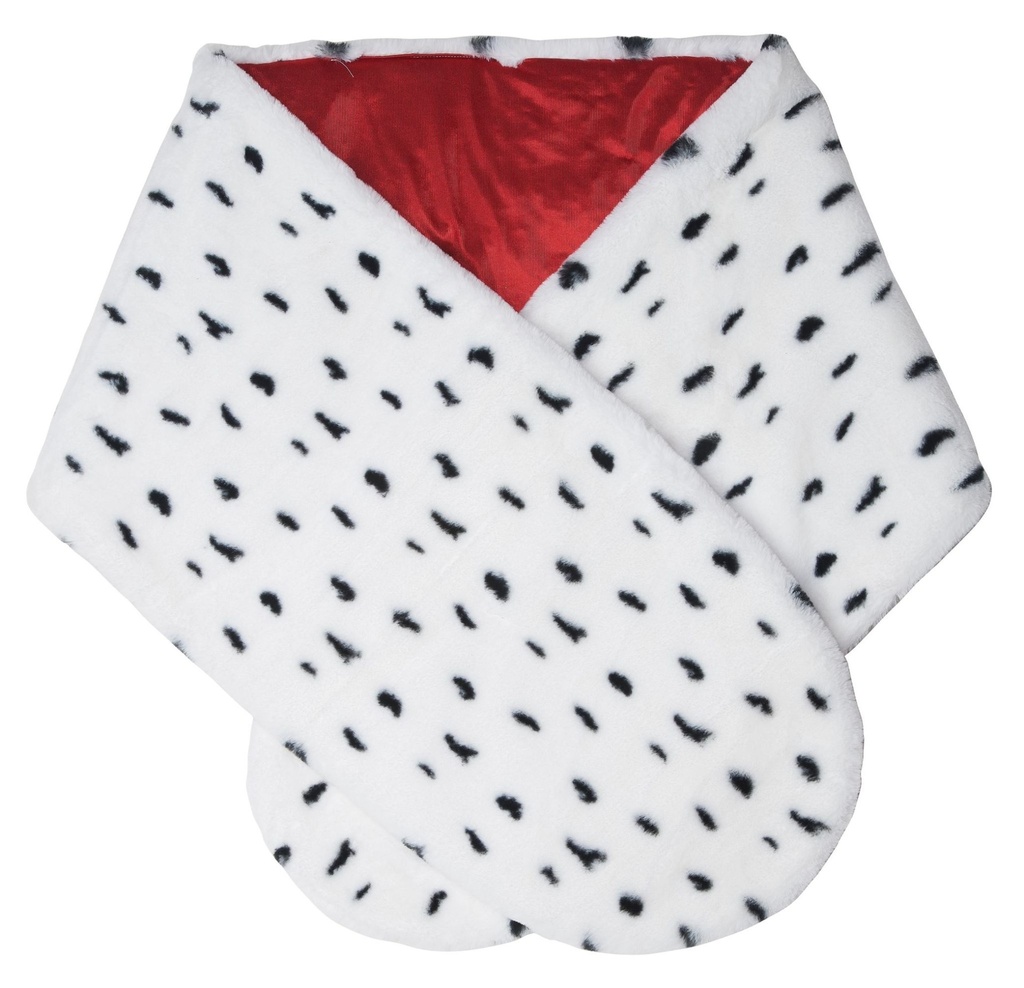 Faux Dalmatian Stole