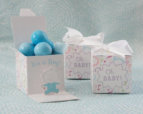 Favor Box - Baby Boy Set Of 24 Baby Boy