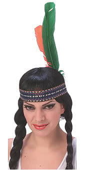 غطاء رأس ريشي