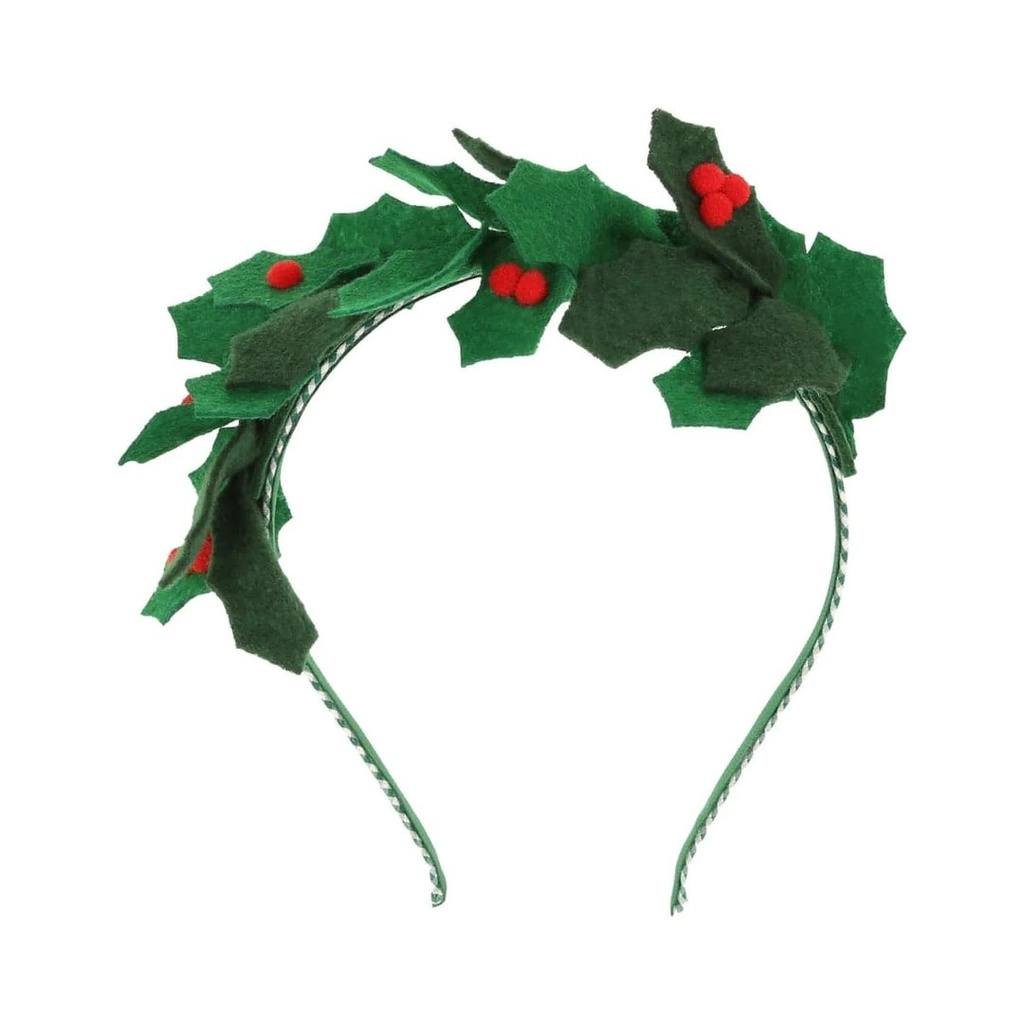 Felt Holly Headband Christmas