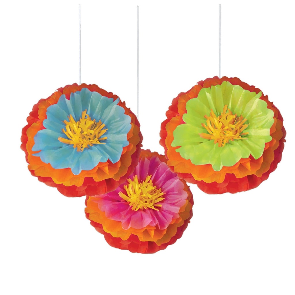 Fiesta Fluffy Flower Decoration