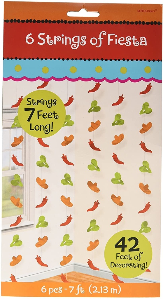 Fiesta Foil String Decorations