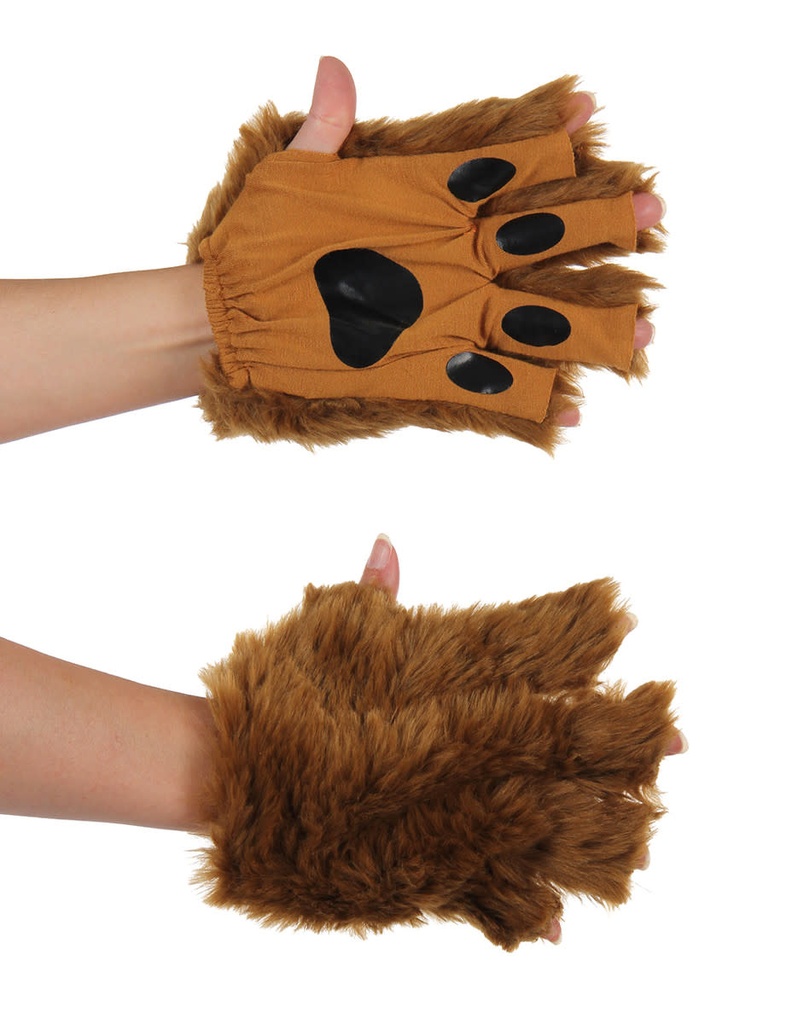 Fingerless Paws-Brown