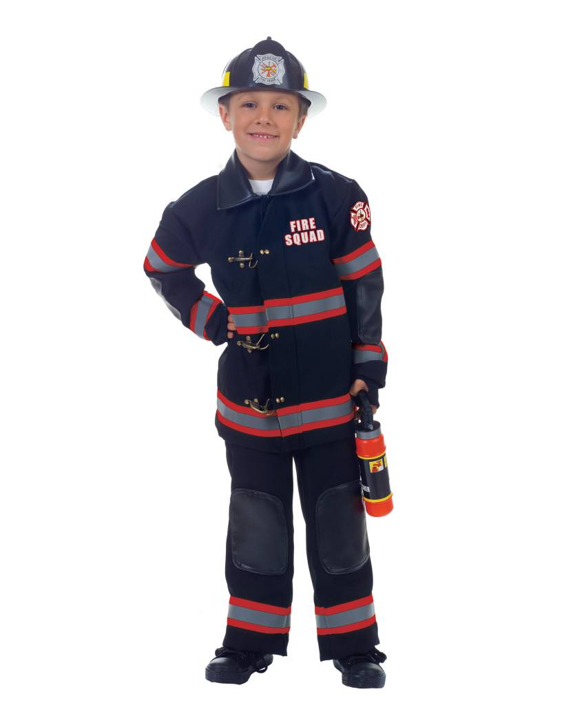 Firefighter Black Boys Child
