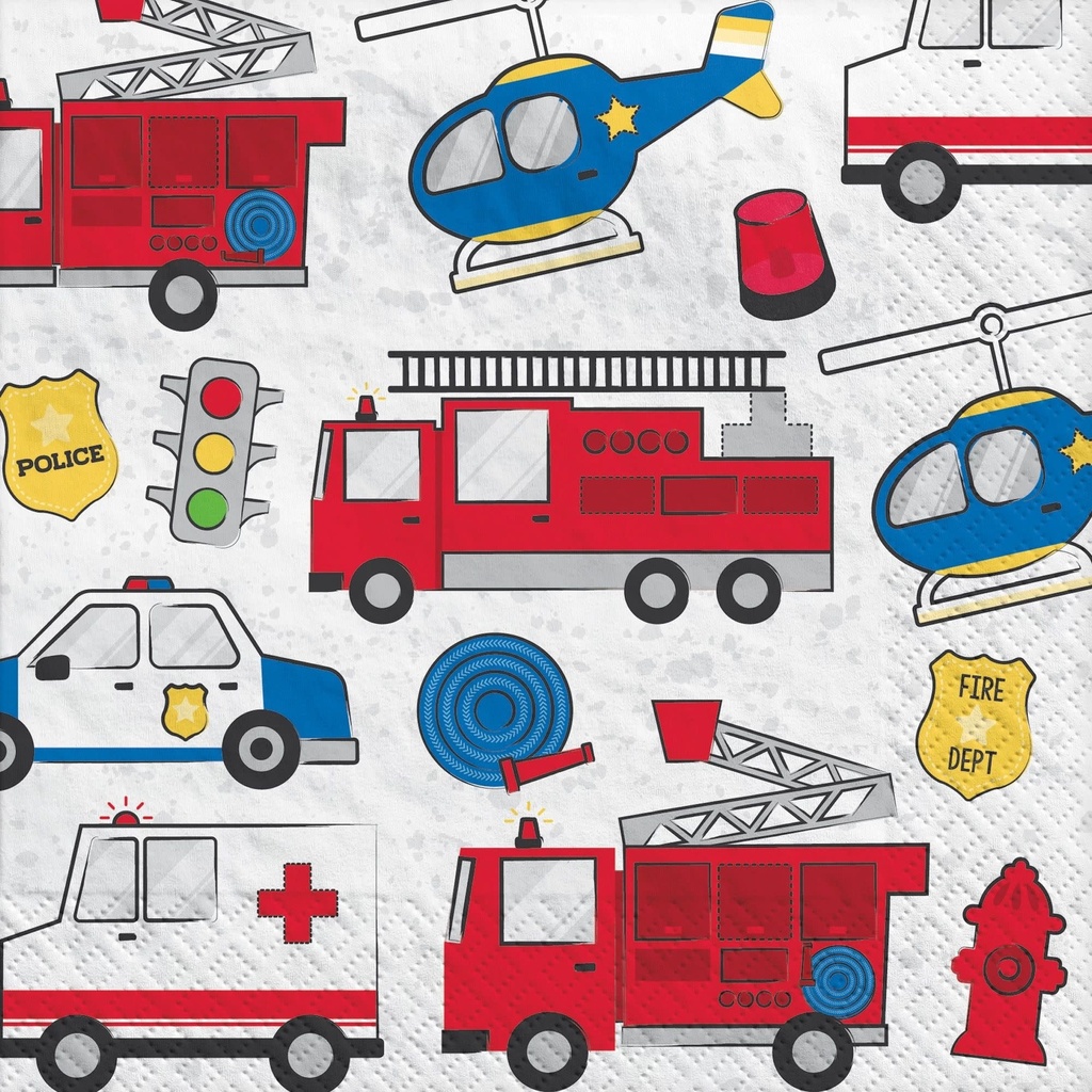 First Responders Luncheon Napkins