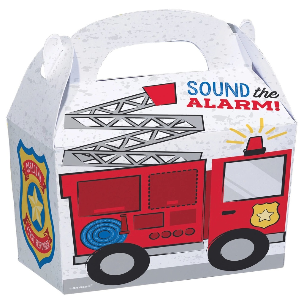 First Responders Treat Boxes Containers
