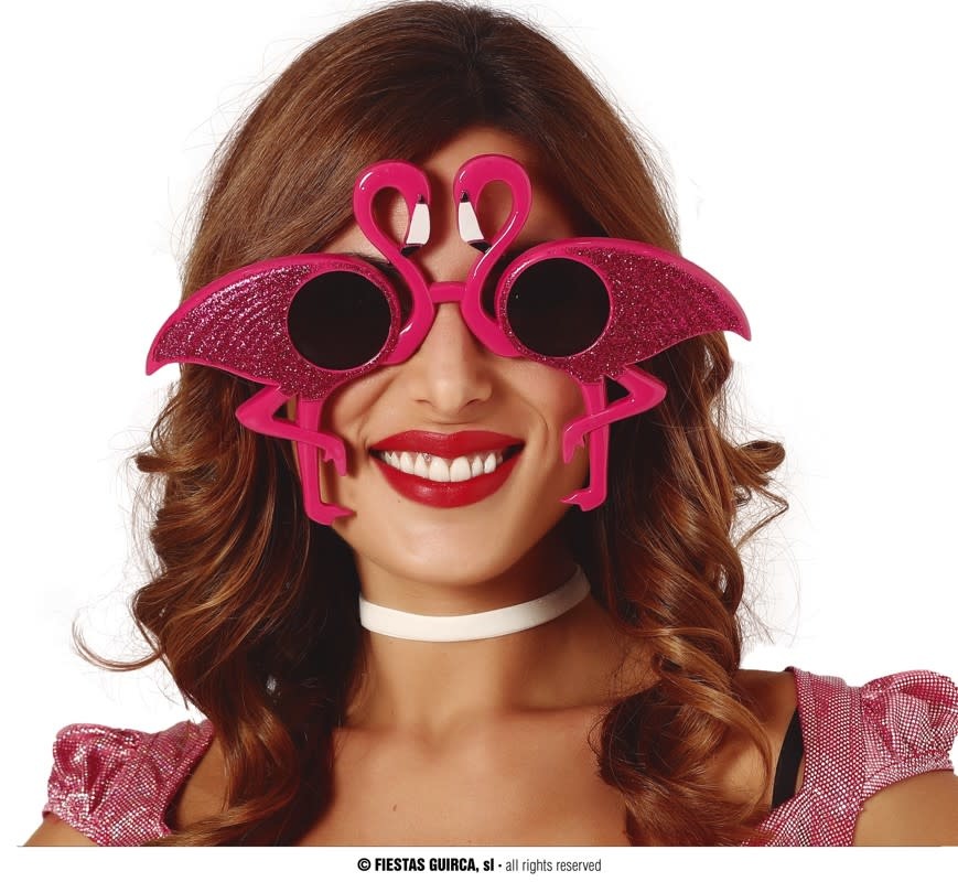 Flamingo Glasses Hawaiian/Tropical