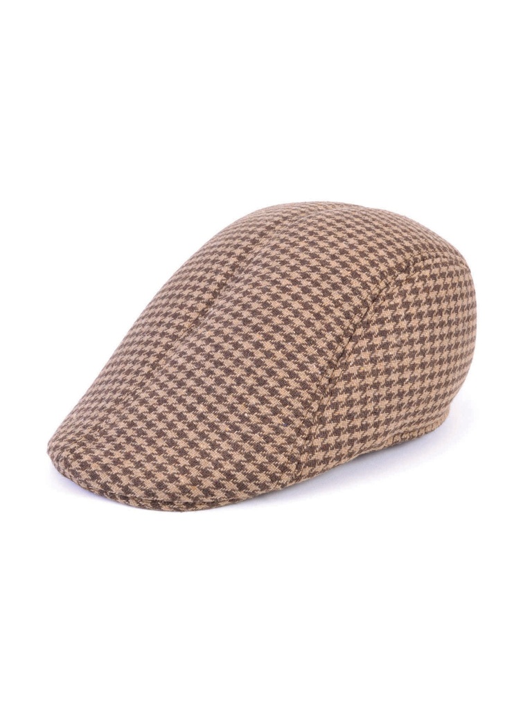 Brown Tweed Costume Flat Cap
