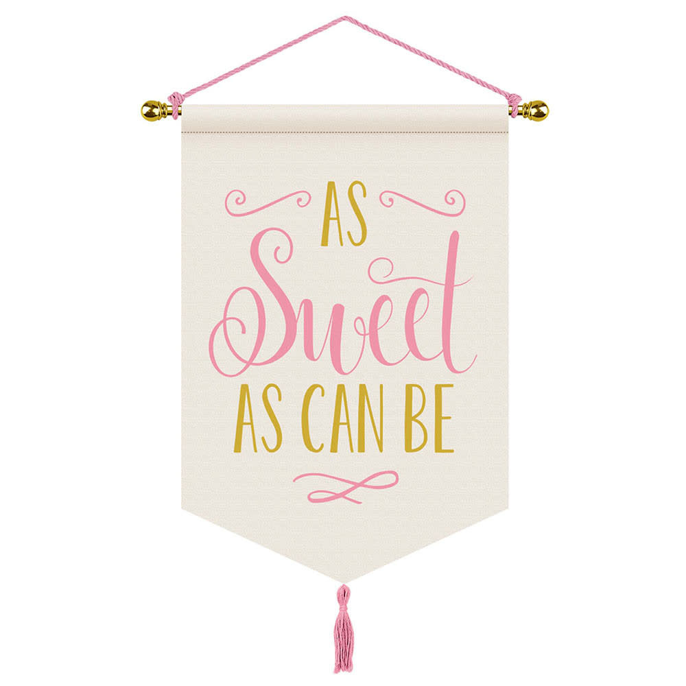 Floral Baby Canvas Sign