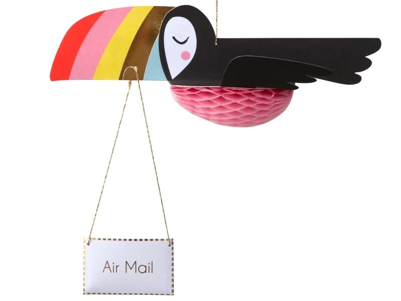 Flying Toucan Honeycomb Card