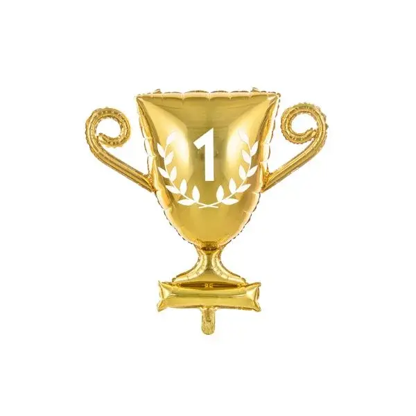 Foil Balloon - Cup- Gold Hollywood Movie Night