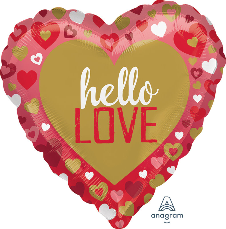 Foil Balloon 18In - Hello Love