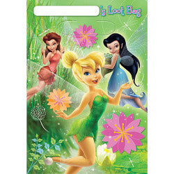 Folded Loot Bag Tinkerbell Containers