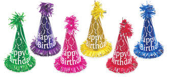 Fringed Cone Hat 15 Inch Adult-Birthday