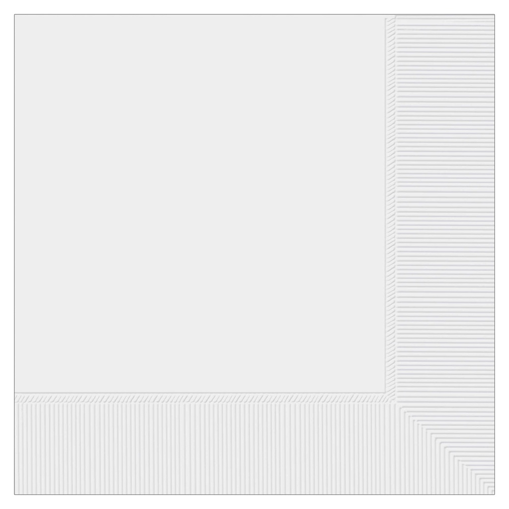 Frosty White Value Luncheon Napkins