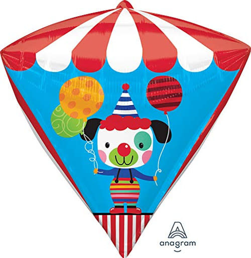 G20 Carnival Birthday Ultra Diamondz Foil Balloon Circus