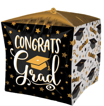 Grads Caps, Diplomas & Keys Ultra Cubez Balloon Graduation
