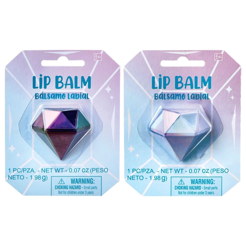 Gem Shaped Lip Balm Assortment