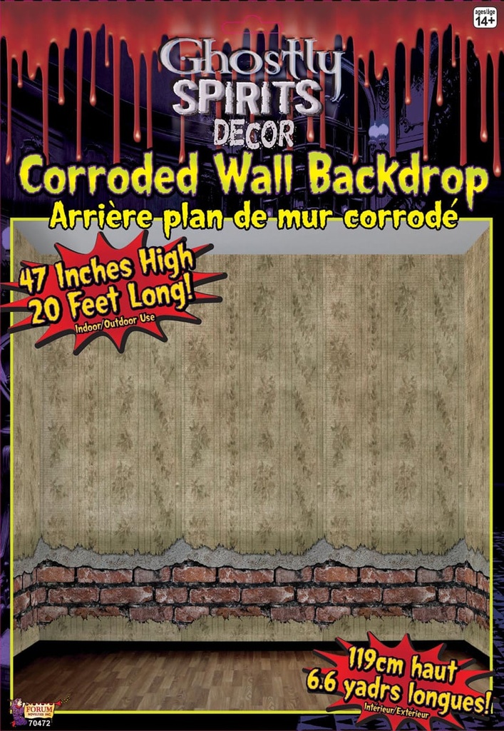 Ghostly Spirits-Corroded Wall Halloween